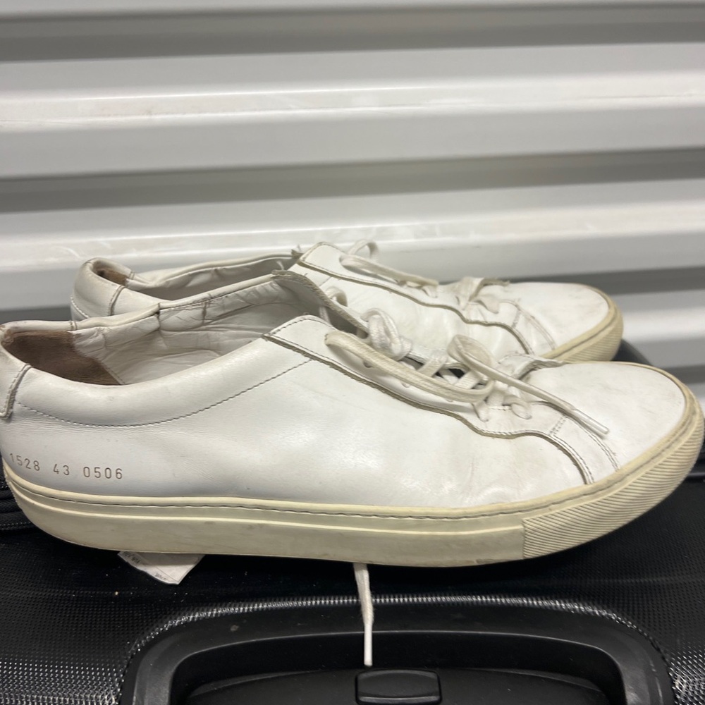 Common Projects Men's White Leather Sneakers